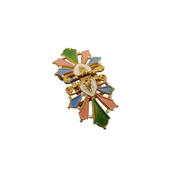 Antique Enameled Dainty Tiny Buckle (AN5-5/100) - Picture 1 of 4